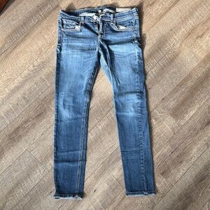 rag & bone Women's Skinny Jeans in Medium Blue Wash